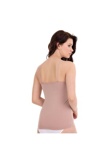 MODA Laced Tank with Lycra String Straps