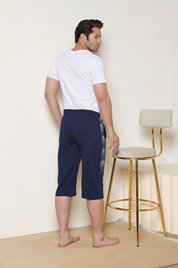 BlackHorn Black Horn Lacivert Pamuklu Kumaş Erkek Regular Fit Cepli Şort & Kapri