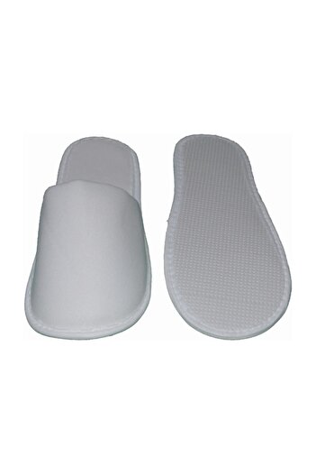 PazarPazartesi 20 Pairs of Hotel Slippers, Towel Slippers Double Layer Polyester Disposable