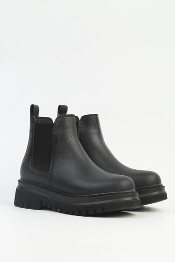 Pierre Cardin ®   PC-52436-3076 Γυναικείες μπότες μαύρες με στάμπα