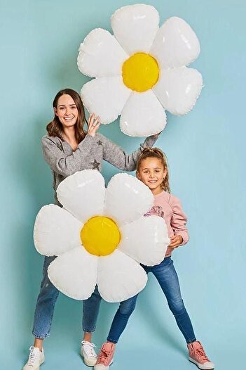 CANSIN Daisy Theme Foil Balloon Medium Size (55 cm)