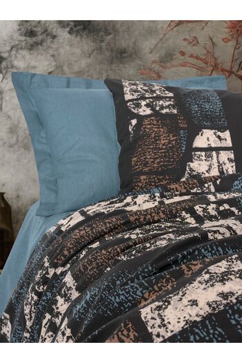 Cotton Box Senso Petrol - Dark Single Duvet Cover Set