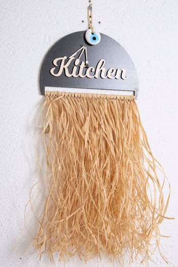 Maison Avf M094 Μοντέλο Στολίδι Τοίχου Κουζίνας Raffia