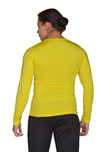Diadora Soloben - Erkek Sarı Uzun Kollu Spor T-shirt - Tsrt-zn