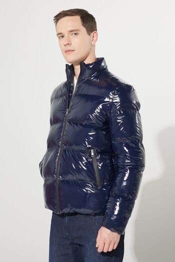 ALTINYILDIZ CLASSICS Ανδρικό παλτό τύπου Navy Blue Standard Fit Regular Cut Cold Proof Casual