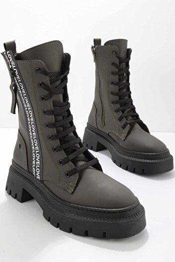 Bambi Matte Khaki Women's Boots & Booties02538060009