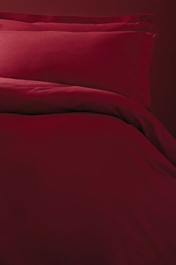 Yataş Dora Satin Single Duvet Cover Set - Red