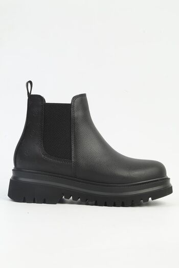Pierre Cardin ®   PC-52436-3076 Γυναικείες μπότες μαύρες με στάμπα