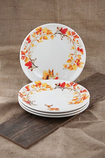 Bursa Porselen Dekor Fall'24 - 4 Piece Serving Plate