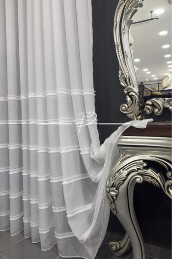 rendecioğlutekstil New Collection - Tulle Curtain, Tufted Bamboo Floor, 6 Temperatures