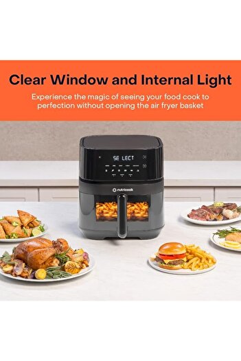 Nutricook Nutricook Air Fryer 3 Vision 5.7L | Air Fry, Roast, Bake, Dehydrate & Reheat | Black | 1700W