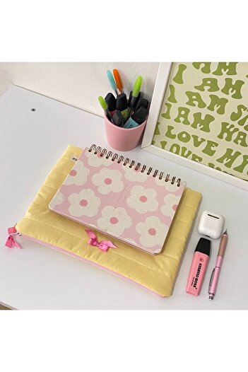 PİNKUE Cheescake Tablet Bag with Bow Detail