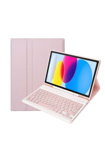 ÜNİCELL Ipad 10.nesil (10.9 İNÇ) Uyumlu Bluetooth Özellikli Kalem Bölmeli Türkçe Klavyeli Kılıf