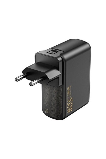 WIWU Wi-u022w Warrior Serisi Gan Teknolojili 100w Qc Pd Universal Hızlı Şarj Başlığı - Siyah