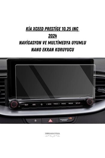 UniqAnatolia Kia Xceed Prestige 10.25 Inch 2024 Navigation and Multimedia Compatible Nano Screen Protector