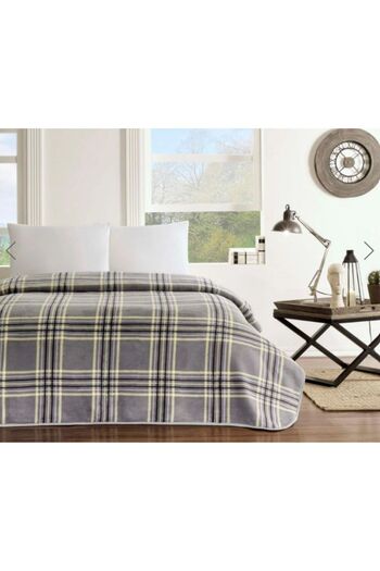 Taç Double Blanket - Crown Colored