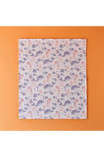 Bella Maison 100% Cotton Marine Baby Pique (90X100)