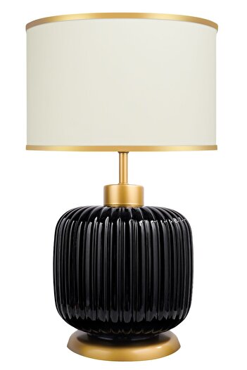 MINIMAL ETICARET VE BILGI TEKNOLOJILERI Intense Gloss Black Glass Lampshade