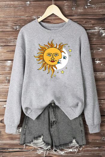 uyguntarz Unisex Larks' Tongues σε φούτερ Aspic Crew Neck