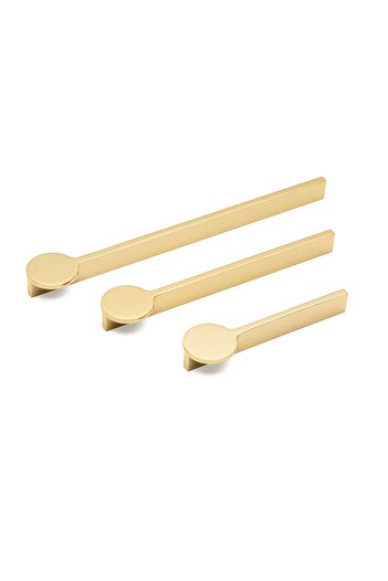 System 8301 Modern Kulp Altın Renk 192 mm