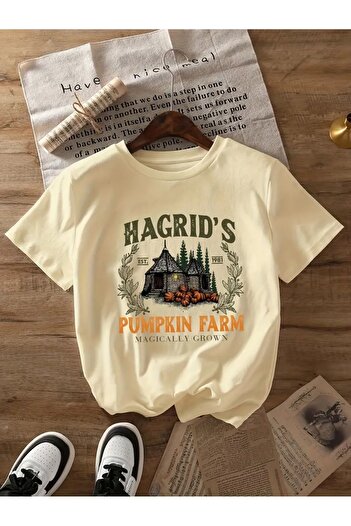 l'eivor Μπλουζάκι Unisex με στάμπα Harry Potter - Hagrid' s Pumpkin Farm