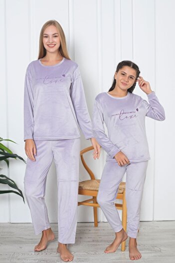 Farya Home Mother and Daughter Combo Pajamas Set - French Velvet (Mommy Girl Sold Separately)