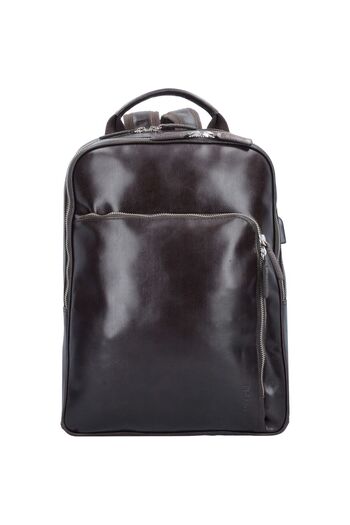Picard Buddy backpack leather 39 cm laptop compartment