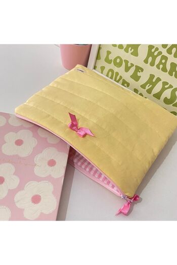 PİNKUE Cheescake Tablet Bag with Bow Detail