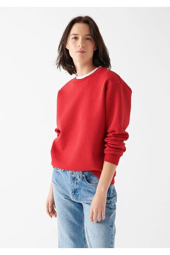 Mavi Red Crew Neck Sweatshirt - Basic, 1611770 -34329