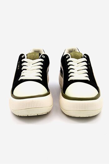 Puma Women Suede Mayu Infuse Shoes, Black and Ivory