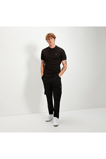 Ellesse Černo/šedé tričko s polo výstřihem pro muže