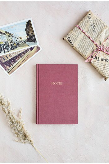 hiddenpaperco Cloth Hardcover Notebook / Striped