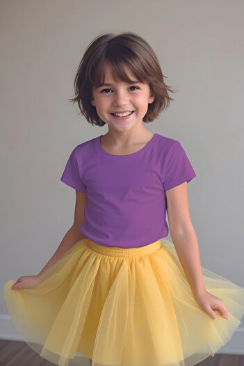 MYADA Birthday Party Leisure Special Show Tutu Skirt T-Shirt Combination