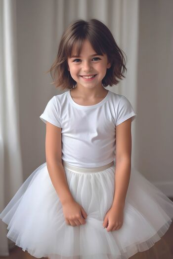 MYADA Birthday Party Leisure Special Show Tutu Skirt T-Shirt Combination