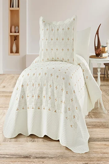 eco concept Single Embroidered Bedspread - Daily Use