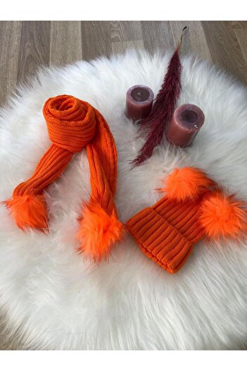 ÇOCUK GİYİM MERKEZİ Children's Scarf Beat Set