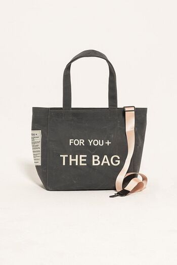 For You Bag Canvas Large Size Anthracite Bag