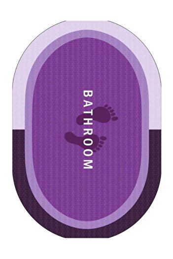 SİHİRLİ AYAKLAR Waterproof Non-Slip Bath Mat Bathroom Carpet Water Absorbent Non-Slip Mat 50X70