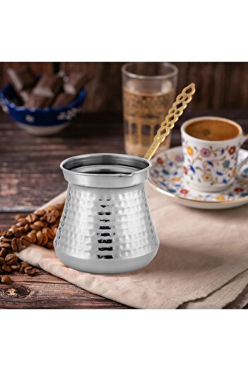 YUNUSOĞLU HOME Steel Coffee Pot 6-7 Cup