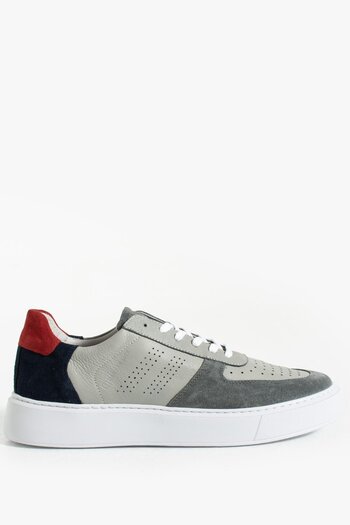 Hammer Jack Twent Genuine Leather Gray Men's Shoes