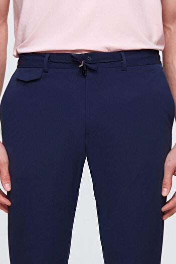 Twn Lacivert Slim Fit Jogger Pantolon - З рукавами