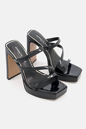 Kenneth Cole Women Slip On Open Toe Sandals, Black
