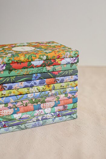 hiddenpaperco Floral Cloth Hardcover Notebook / Lined