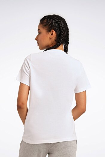 Reebok RI BL T-SHIRT Λευκό Γυναικείο κοντομάνικο μπλουζάκι