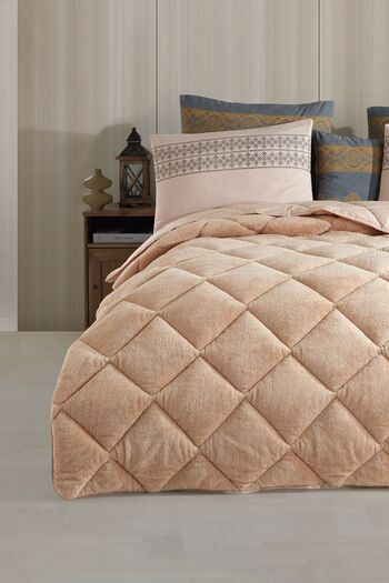 Otelonia Wellsoft Comforter Μονό Σετ ύπνου - Σετ 4 τεμαχίων με διπλή όψη ελαστικό, σεντόνι και 2 μαξιλαροθήκες