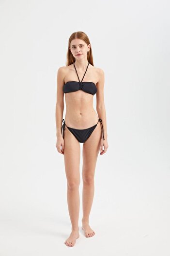 Hiccup Bandeau String Side Lacing Bikini Set