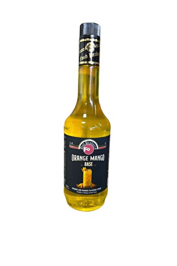 Fo Şurup FO Orange ve Mango Aromalı Base Kokteyl Şurup 700ml Cam