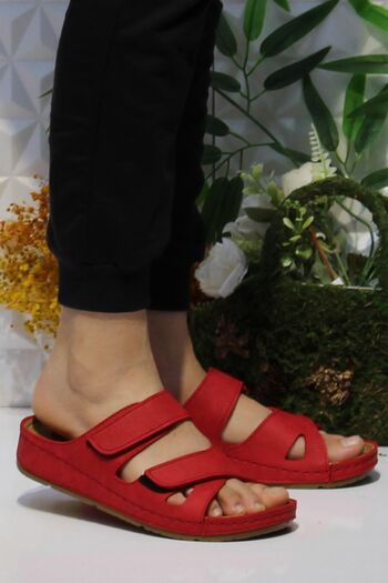 fort 1801 Mulex Red - Comfortable Anatomical Women's Slippers