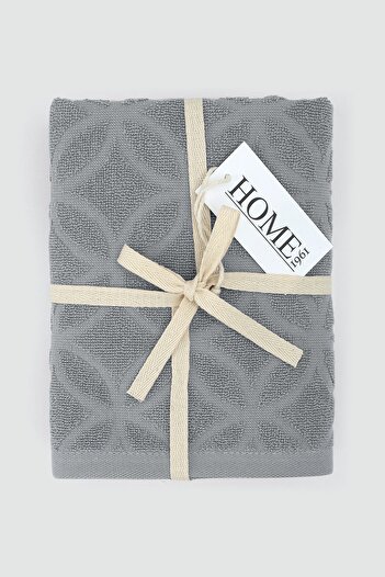 HOME 1961 50X90 Towel Set of 2 Soft Colored Jacquard High Water Absorbent Feature (Vibe)