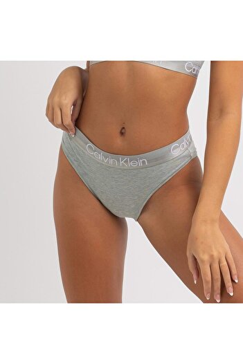 Calvin Klein Calvin Kadın Gri Cheeky Bikini Grey Heather Külot